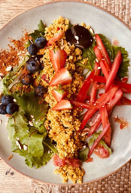 Salade de taboulé à la menthe fraîche